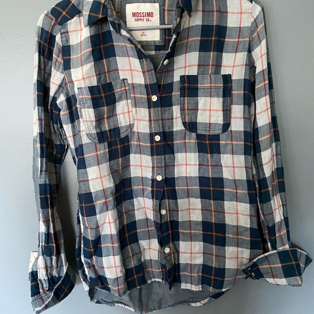 Mossimo lined button down shirt